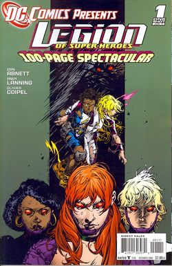 DC Comics Presents: Legion of Super-Heroes - Legion of the Damned corrected version cover art by Olivier Coipel and Andy Lanning